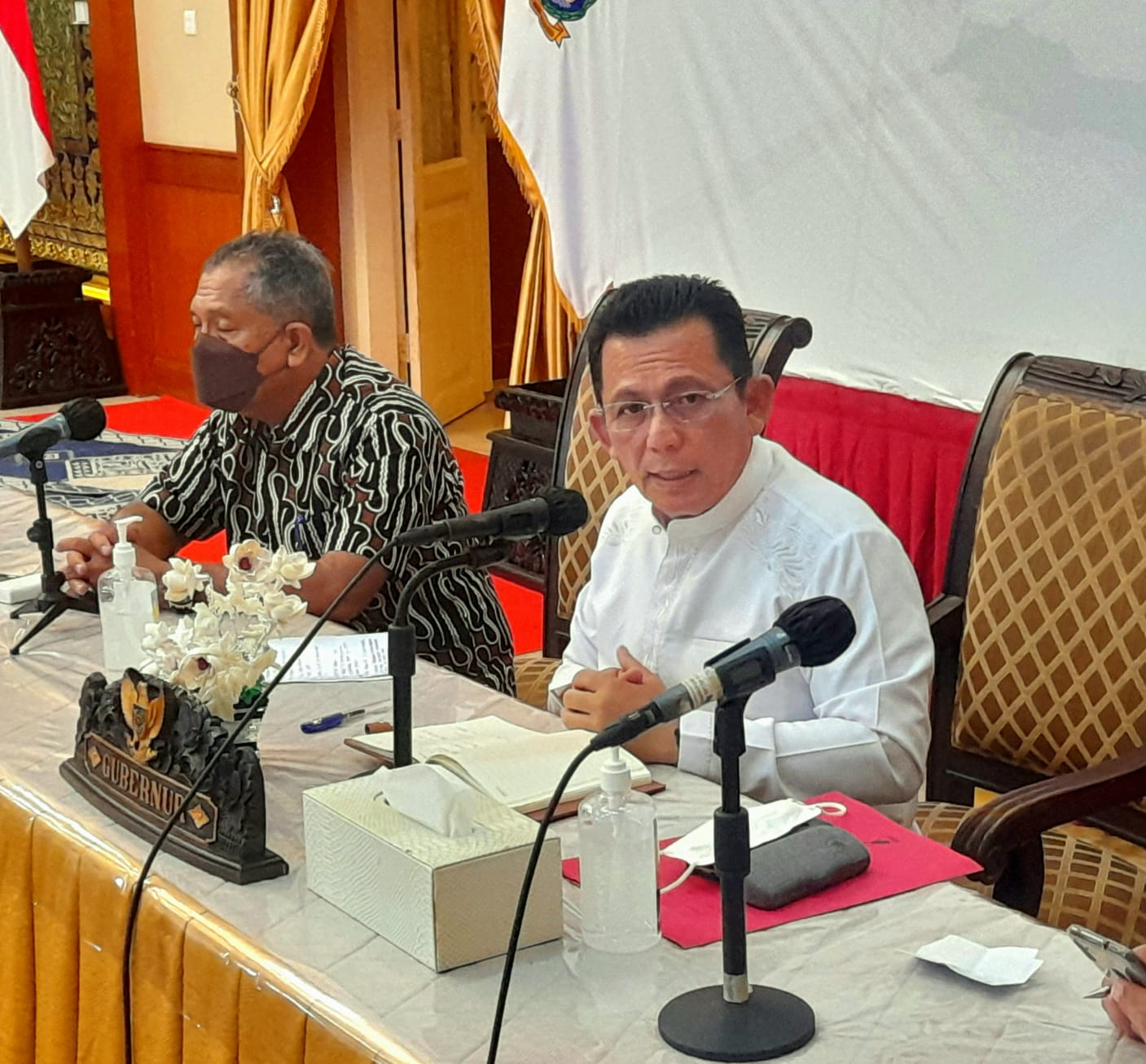 Gubernur Ansar Laporkan kasus Covid-19 di Kepri dalam Taraf Aman.