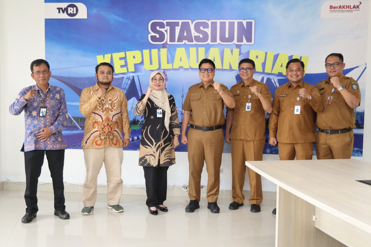 Kadiskominfo Kepri Perkuat Sinergi Penyiaran, Kunjungi Stasiun TVRI Kepulauan Riau