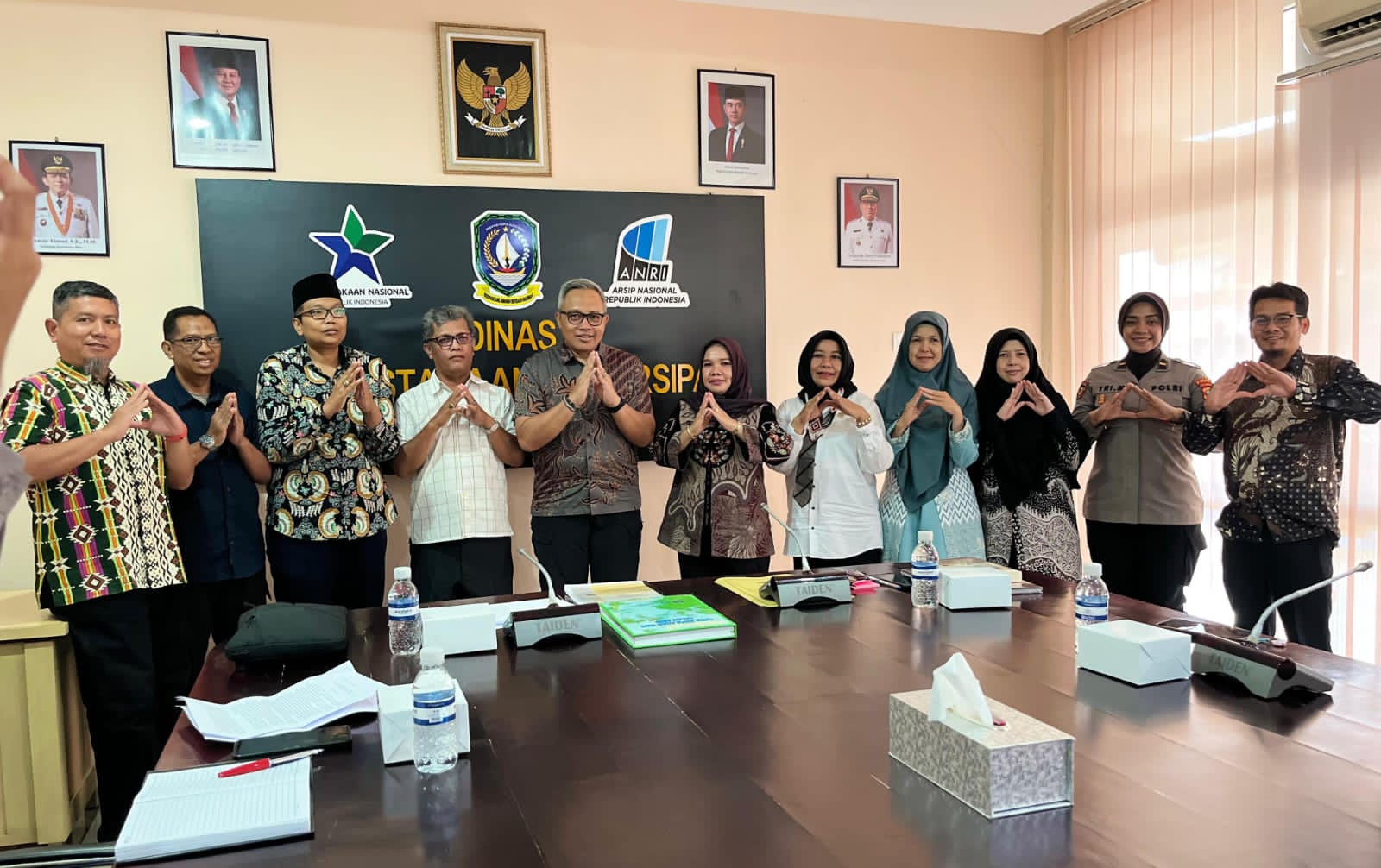 Dinas Perpustakaan dan Kearsipan Kepri Terima Kunjungan Tim Mabes Polri