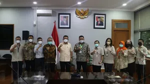 Datangi Kantor Kemenkes RI, Guberbur Ansar Minta Data PMI Terkonfirnasi Covid Dipisah