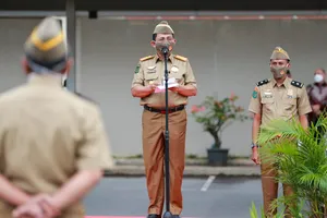 Gubernur Ansar Pimpin Apel Bulan K3 Nasional di Batam