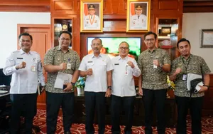 Sekdaprov Adi Terima Audensi BPJS Kesehatan Cabang Tanjungpinang
