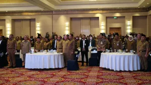 Ansar Ahmad dan Gubernur se-Indonesia Bacakan Ikrar Komitmen Anti Korupsi Kepala Daerah