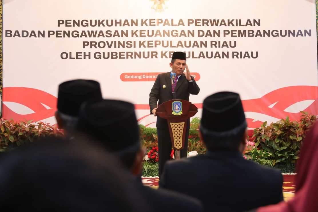 Gubernur Ansar Kukuhkan Kepala BPKP Perwakilan Kepri yang Baru
