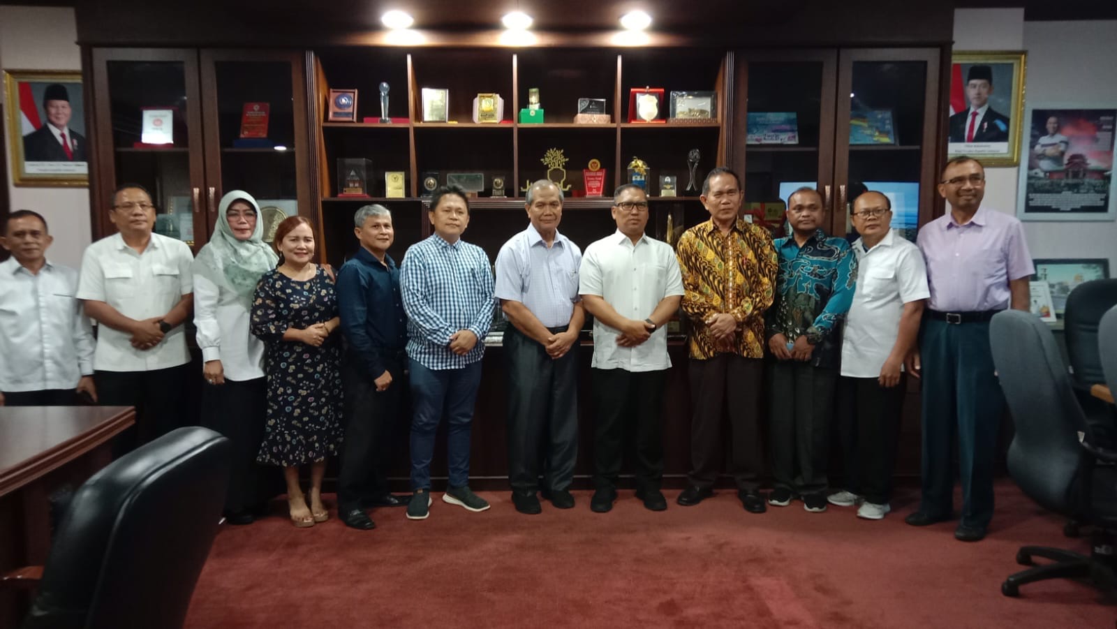 Wagub Nyanyang Terima Audiensi Pengurus PGLII Kepri di Ruang Kerjanya di Gedung Graha Kepri, Batam