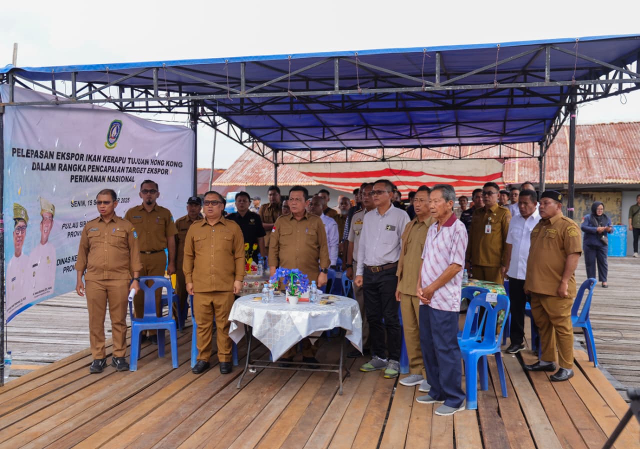 Gubernur Ansar Lepas 7 Ton Ikan Kerapu Ekspor ke Hongkong, Tandai Kembali Bergeliatnya Ekspor Perikanan Kepri