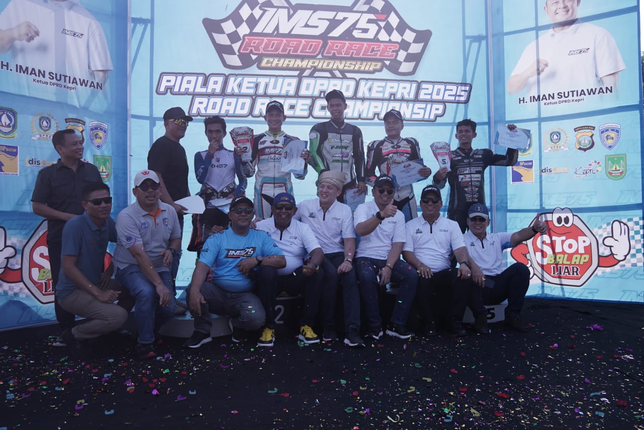 Wagub Nyanyang Hadiri Ajang Road Race Championship Piala Ketua DPRD Kepri 2025