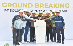 Gubernur Kepri dan Hashim Djojohadikusumo Lakukan Groundbreaking PT Solder Tin Andalan Indonesia