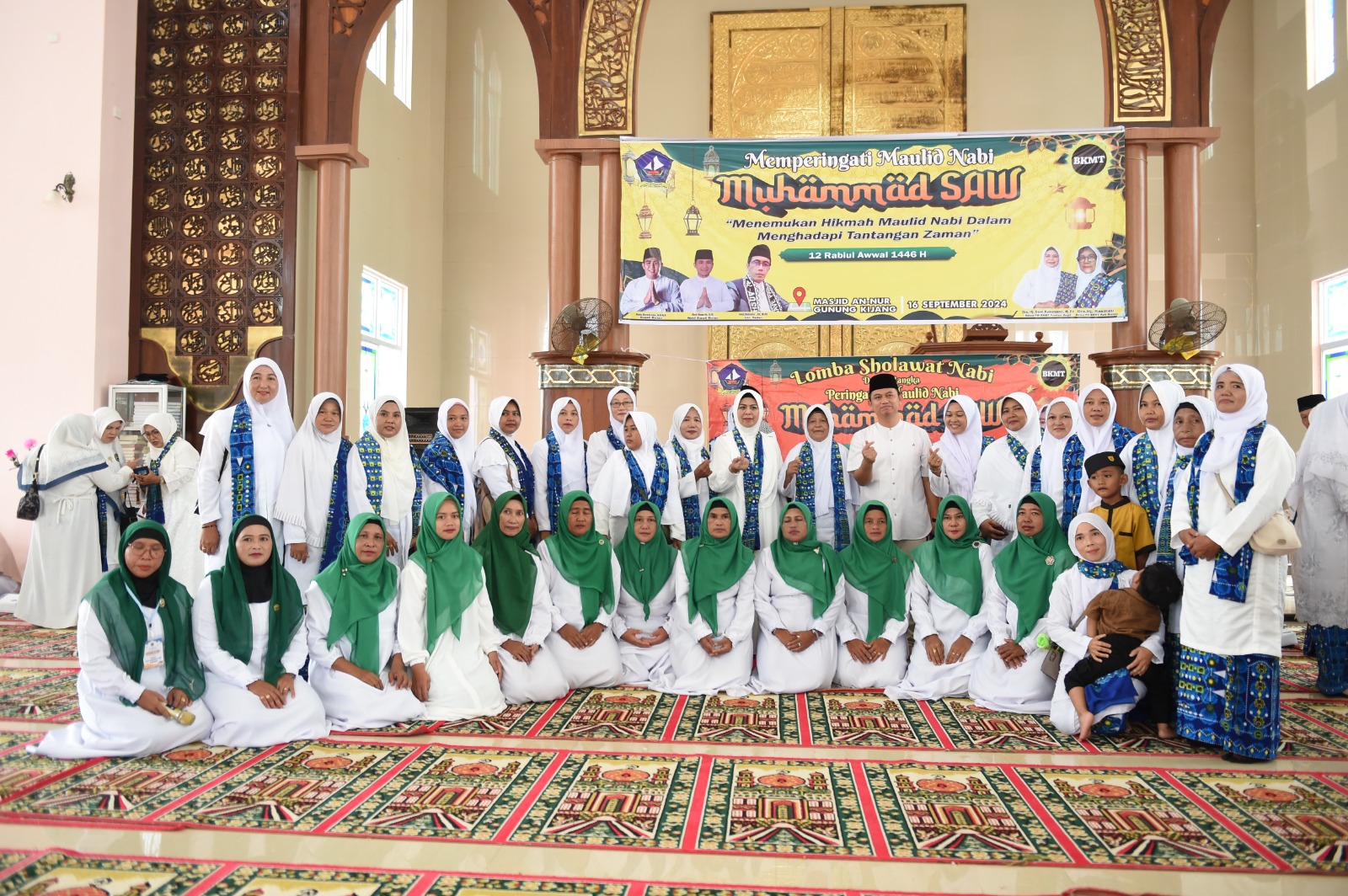 Hadiri Peringatan Maulid Nabi Muhammad SAW 1446H di Bintan, Ketua BKMT Kepri Serukan Perkuat Keimanan