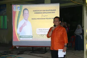 Bercengkrama Dengan Warga Telaga Sakinah Batam, Gubernur Ansar Puji Kebersihan Lingkungan Perumahan