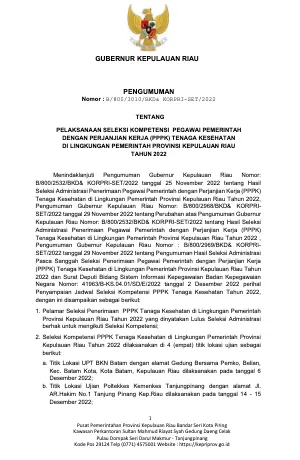 Pratinjau PENGUMUMAN_JADWAL_SELEKSI_KOMPETENSI_PPPK_KESEHATAN_TAHUN_2022.pdf