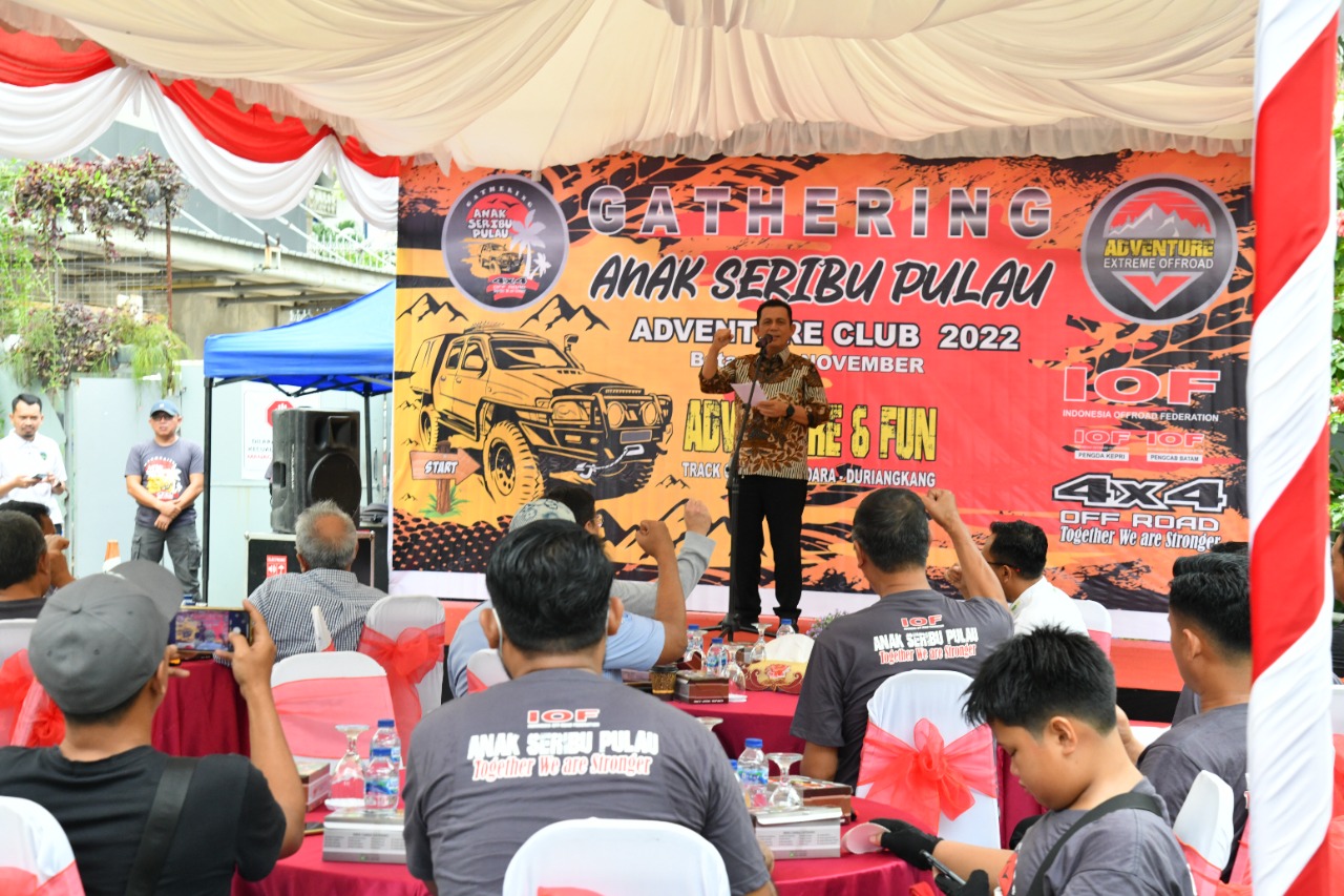 Gubernur Lepas Peserta Adventure Club 2022, Gathering Anak Seribu Pulau