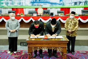 Perda Perubahan SOTK Perangkat Daerah Tahun 2021 Disahkan