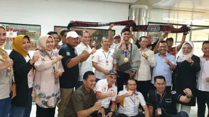 Ramadhan Sananta Tiba di Kepri, Disambut Masyarakat Sebagai Pahlawan