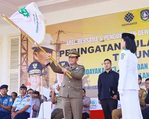 Pimpin Apel K3, Ansar Dorong Keutamaan Keselamatan Dalam Bekerja