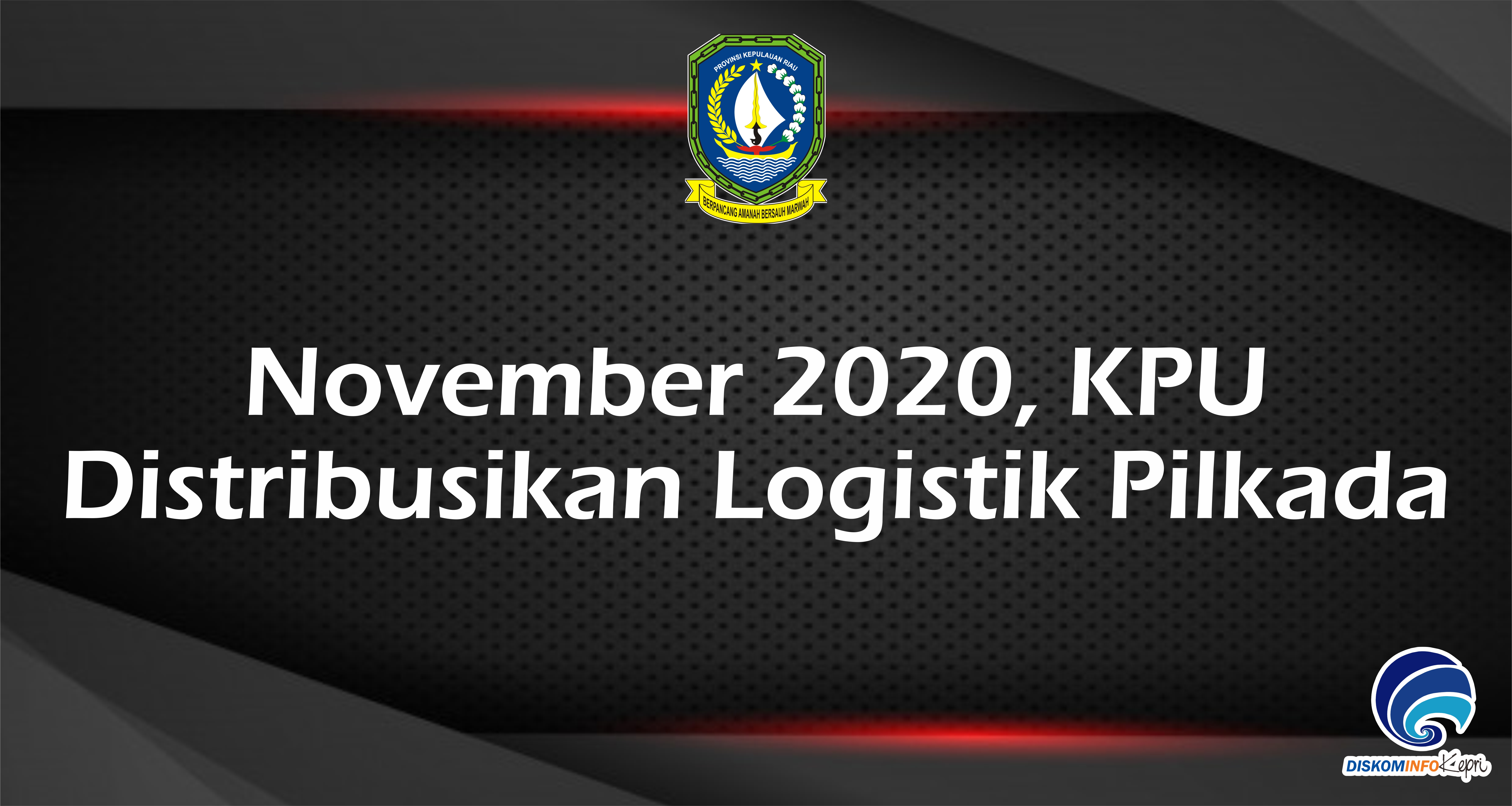 November 2020, KPU Distribusikan Logistik Pilkada