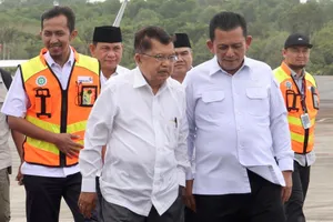 Ketum PMI H.M. Jusuf Kalla Tiba di Kepri, ini Agendanya