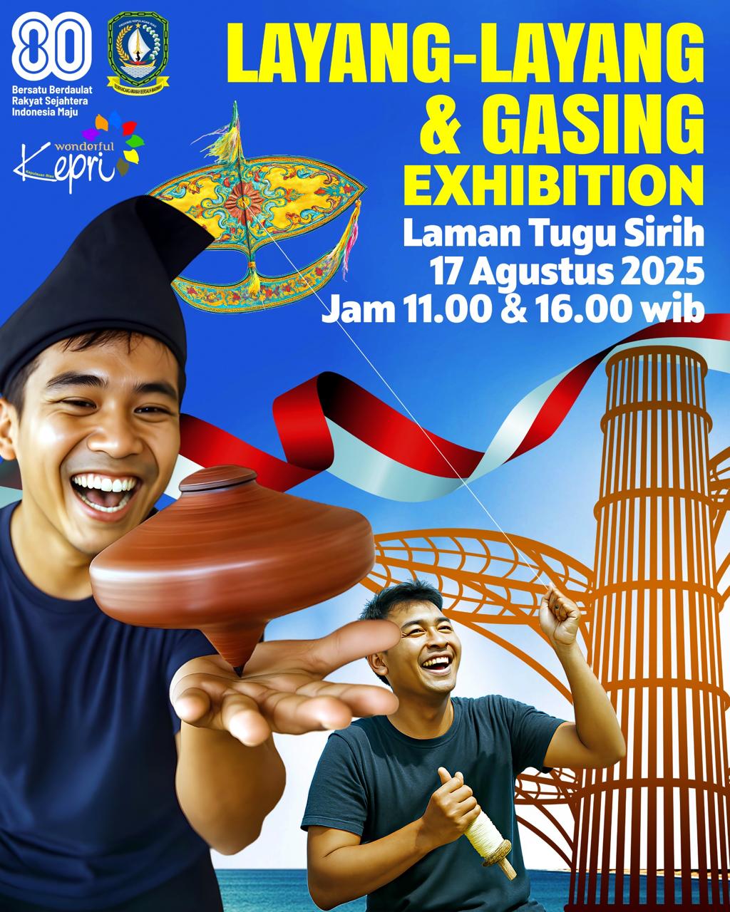 Malam Puncak Peringatan HUT ke 80  RI di Kepri Dimeriahkan The Three Generation dan Pembagian 7000 Kupon Makan Gratis