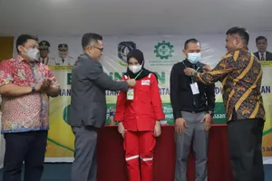 Disnakertrans Kepri UPT Wasnaker Batam Gelar Bimtek K3 Bagi Karyawan Perusahaan