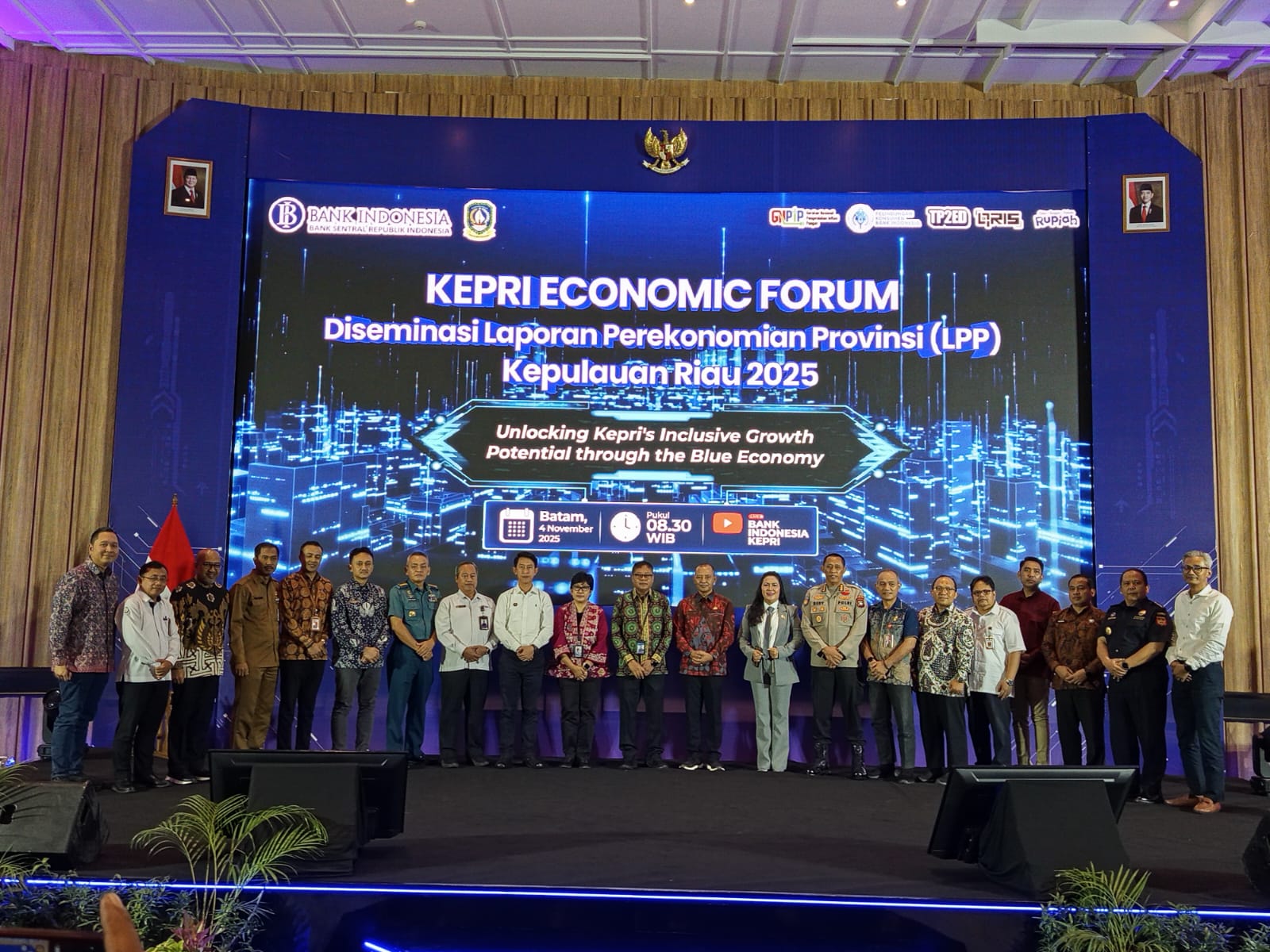 Plh. Sekda Kepri Hadiri Kepri Economic Forum 2025, Diselenggarakan Perwakilan BI di Batam
