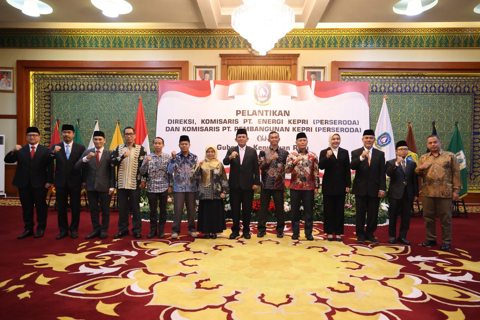 Gubernur Ansar Lantik Direksi dan Komisaris PT Energi Kepri serta Komisaris PT Pembangunan Kepri