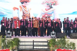 Gubernur Ansar Hadiri Pelantikan Rumpun Melanesia Bersatu Kepri