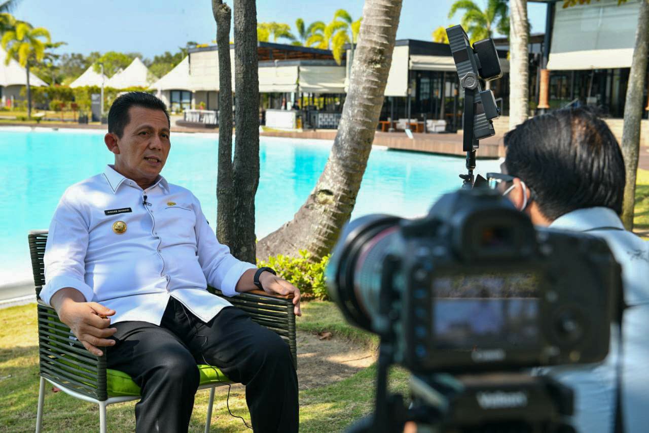 Kepada Channel News Asia, Gubernur Ansar Paparkan Potensi Kerjasama Kepri-Singapura 