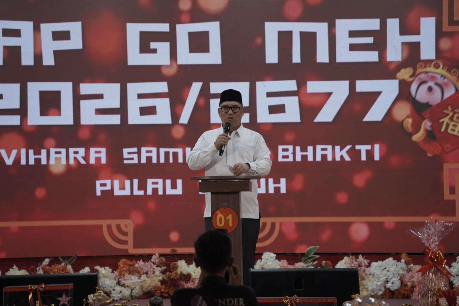 Wagub Nyanyang Hadiri Perayaan Cap Go Meh di Pulau Buluh, Tegaskan Keberagaman sebagai Energi Pembangunan Kepri
