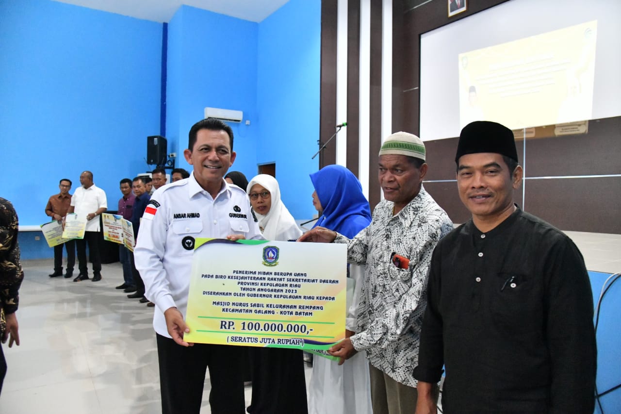 Gubernur Ansar Gesa Pemberian Insentif Tahun 2023 Untuk Kota Batam