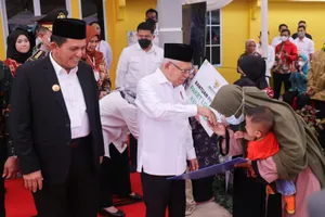 Wapres RI Tinjau Posyandu Di Bintan, Tekankan Penurunan Angka Stunting Kepri