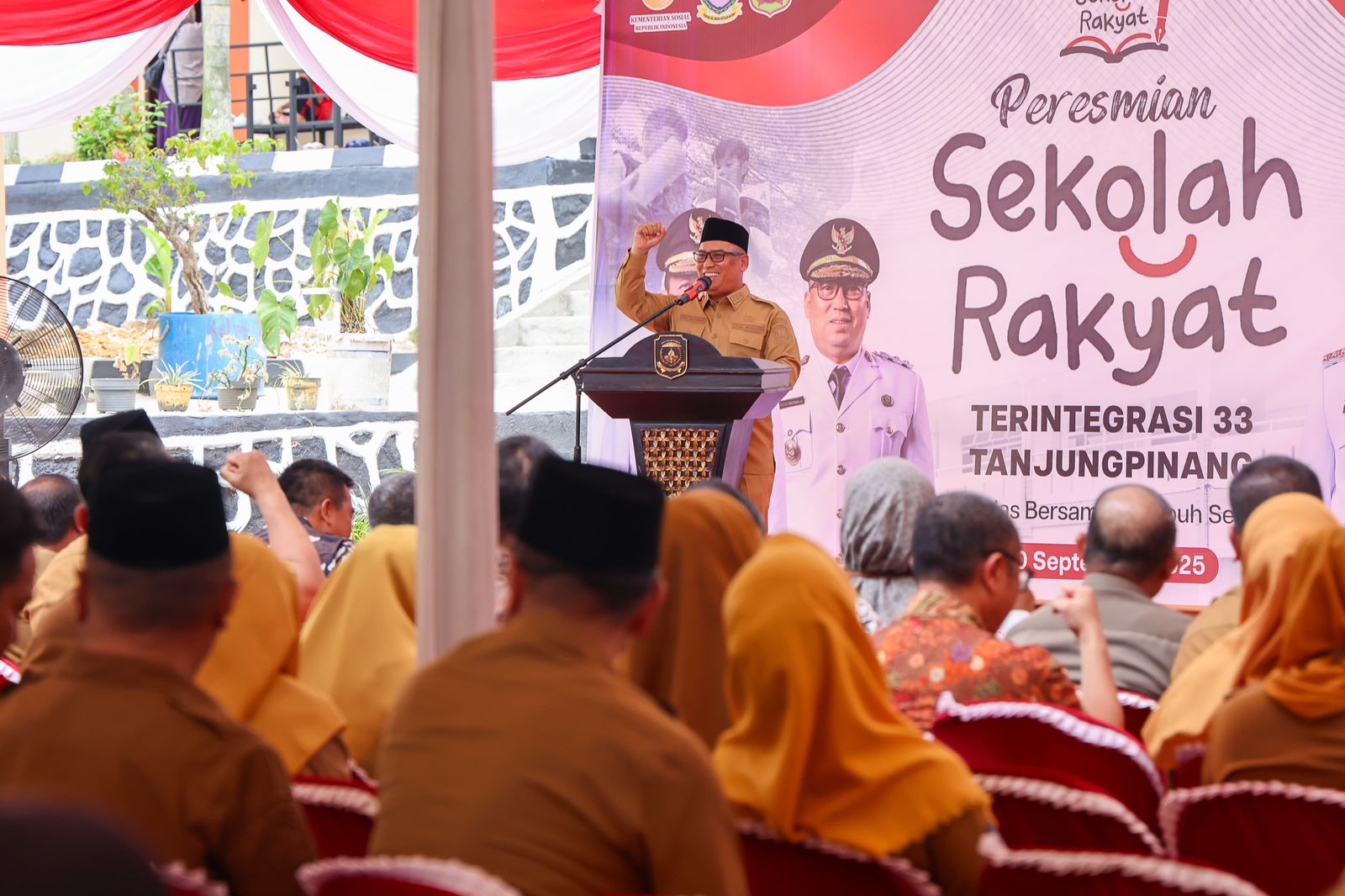 Sekolah Rakyat Pertama di Kepri Resmi Berdiri, Wagub Nyanyang: Simbol Harapan dan Kesetaraan Pendidikan