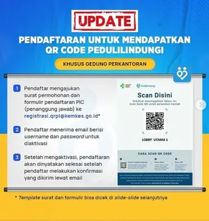 Mudah Saja Untuk Dapatkan QR Code Peduli Lindungi