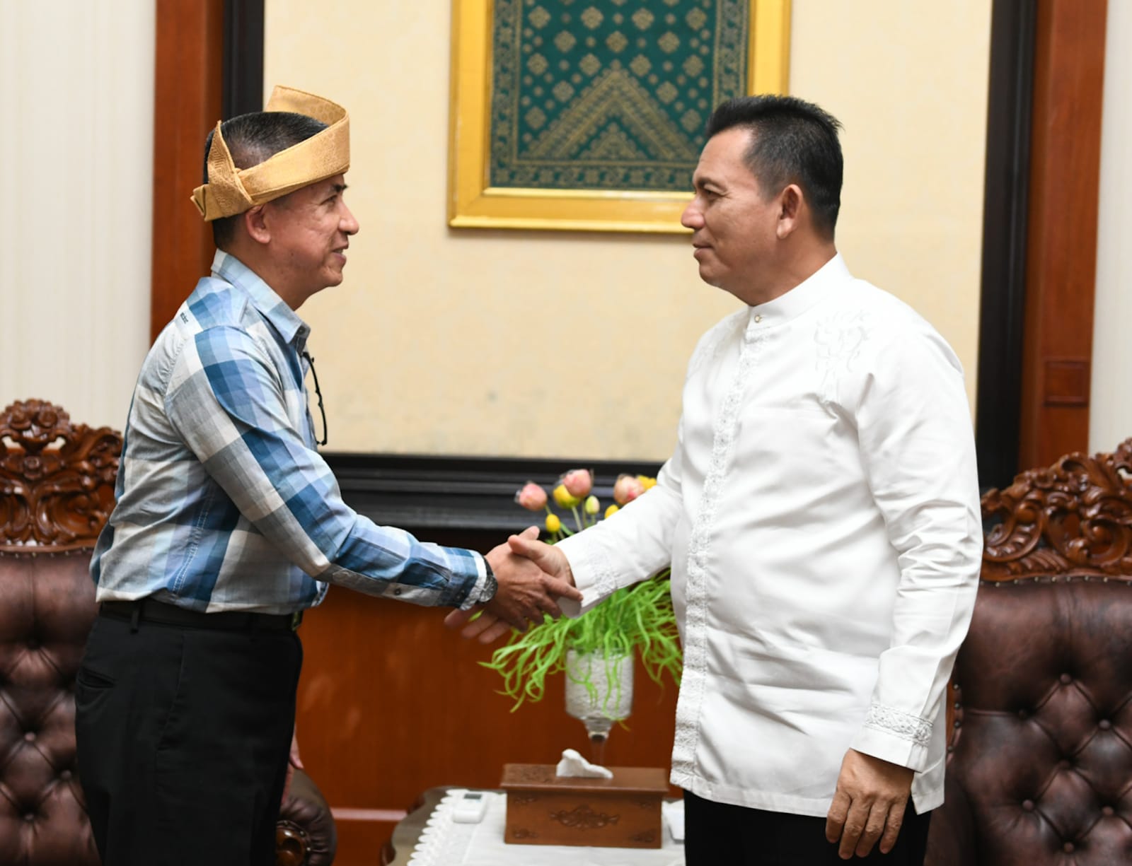Gubernur Ansar Sambut Danlantamal IV Tanjungpinang yang Baru