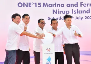 Terminal Khusus Pariwisata PT. Tritunas Sinar Benua & One°15 Marina di Pulau Nirup Batam Diresmikan Menhub RI