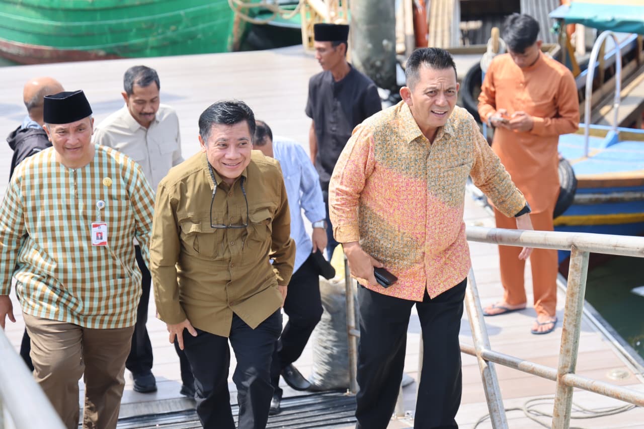 Gubernur Ansar Dampingi Deputi Bappenas Tinjau Pulau Penyengat