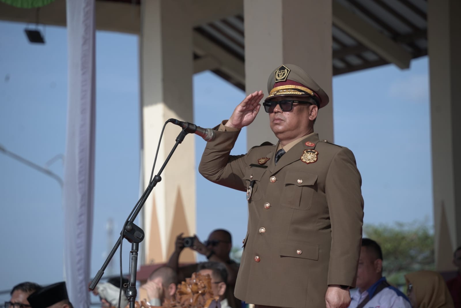 Pimpin Apel Bulan K3 Nasional di Karimun, Wagub Nyanyang Ajak Bersama Terus Lindungi Pekerja