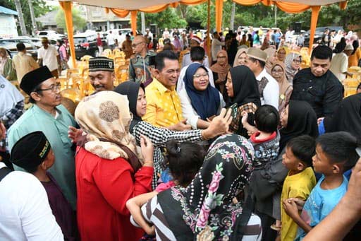 Masyarakat Kampung Lembang Jaya Batu Besar Antusias Sambut Kehadiran Gubernur Ansar