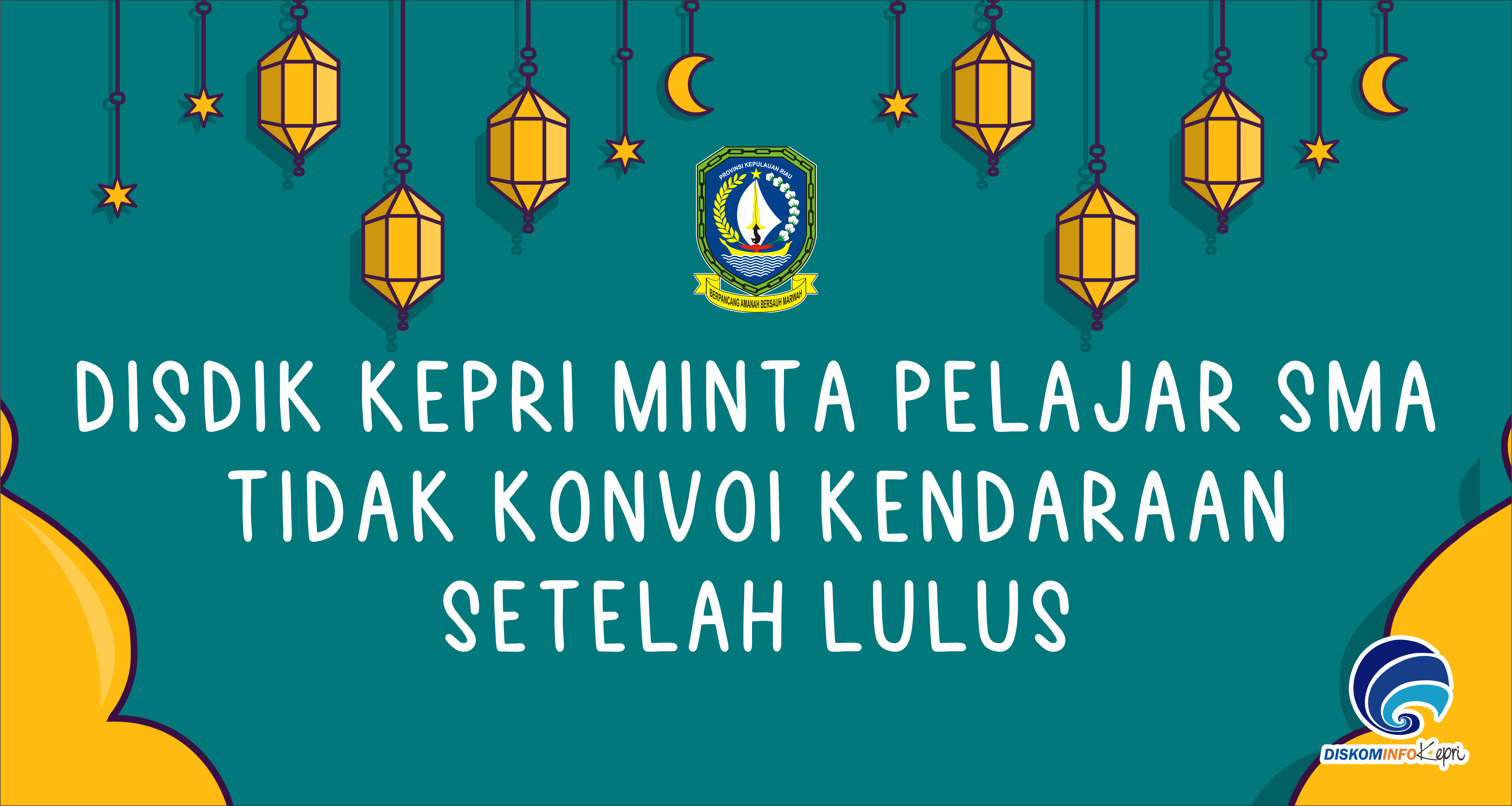 Disdik Kepri Minta Pelajar SMA Tidak Konvoi Kendaraan Setelah Lulus