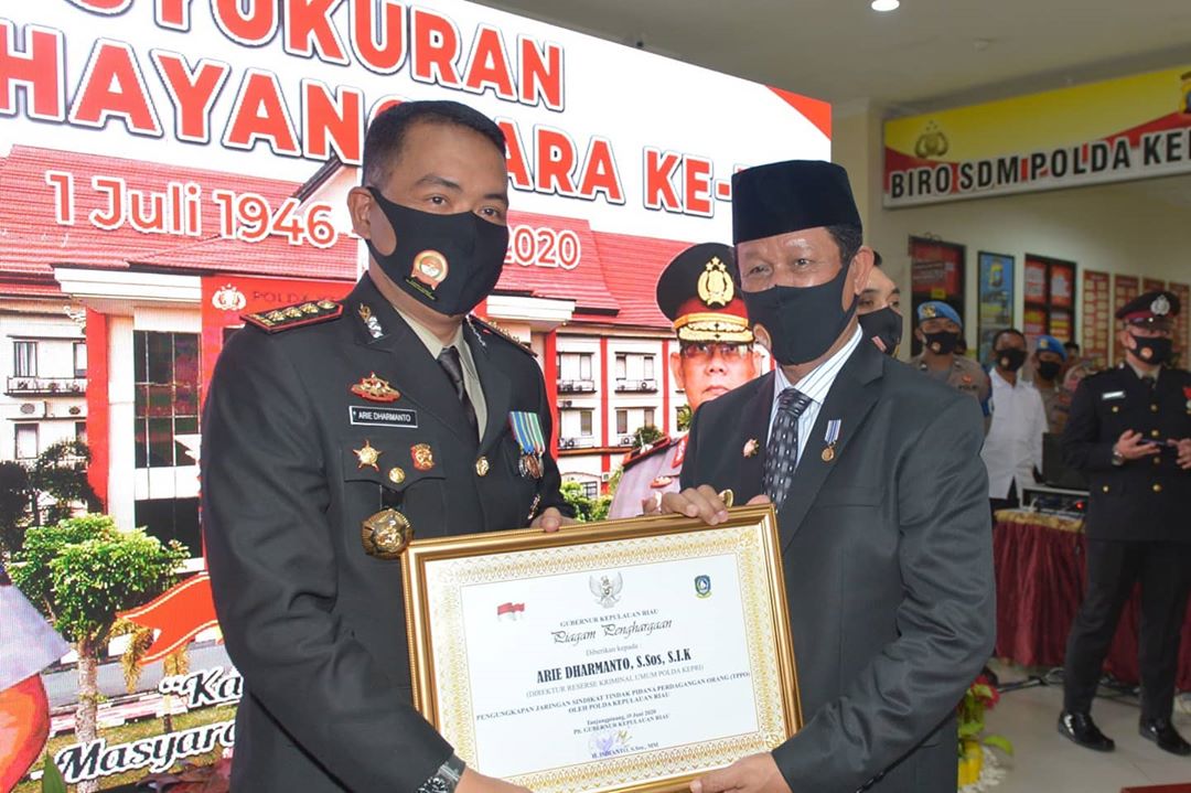 Plt Gubernur Kepri Hadir Peringatan Hari Bhayangkara Ke-74