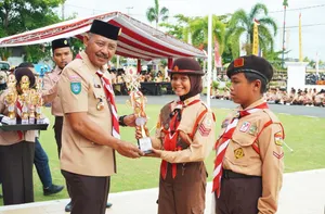 Pramuka Kepri Siap Jadi Garda Terdepan Menuju Indonesia Emas 2045