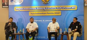 Dirjen IKP Kemenkominfo RI  Gelar Rakor Sukseskan Pemilu 2024