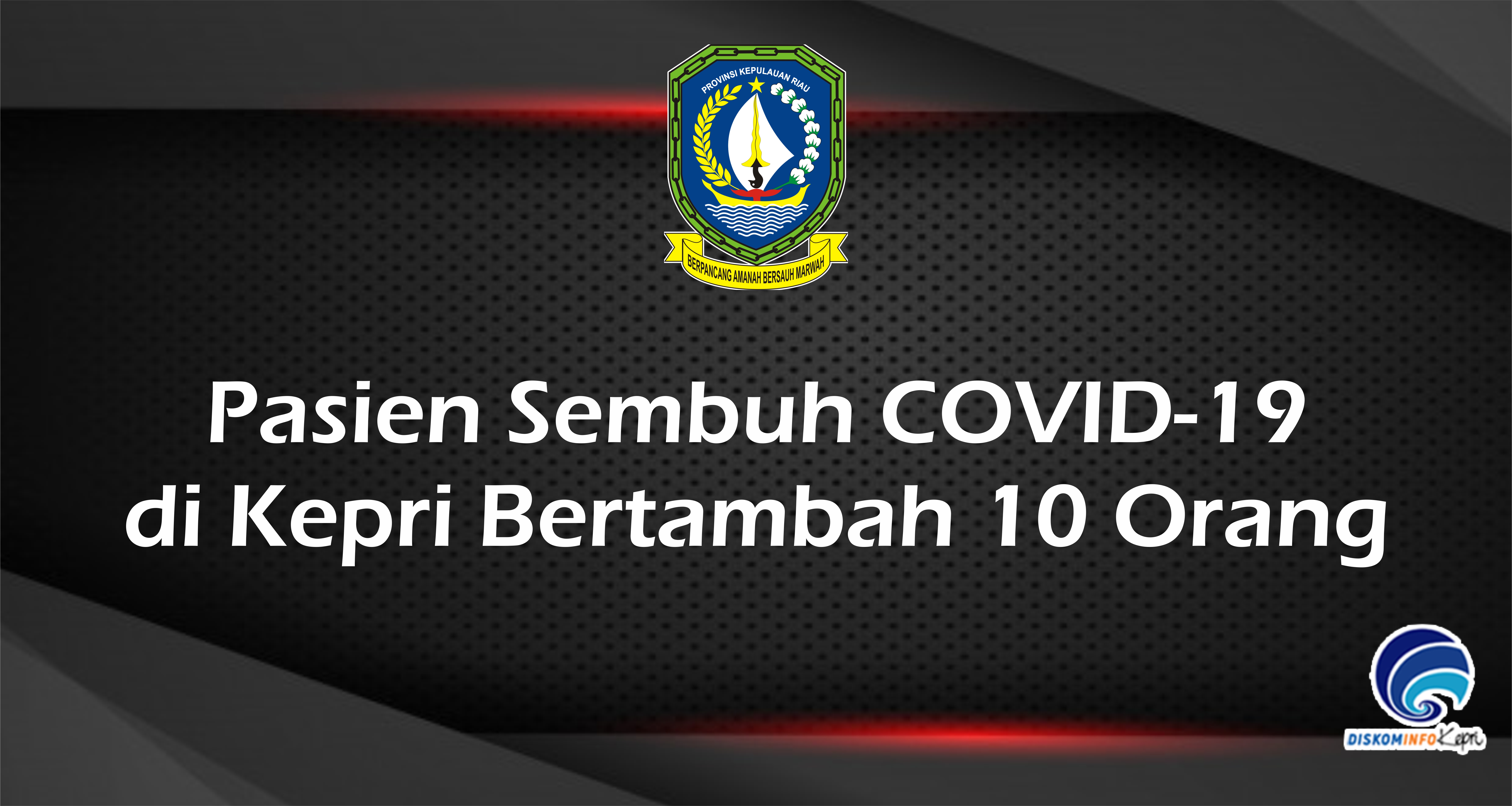 Pasien Sembuh COVID-19  di Kepri Bertambah 10 Orang