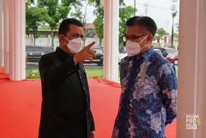 Dikunjungi Rombongan dari Bappenas, Gubernur Sebut Ini Bentuk Perhatian Khusus