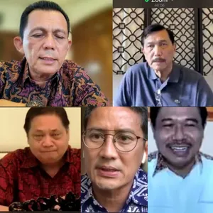 Rakortas Bersama Para Menteri, Gubernur Ansar Minta Travel Bubble Segera Direalisasikan
