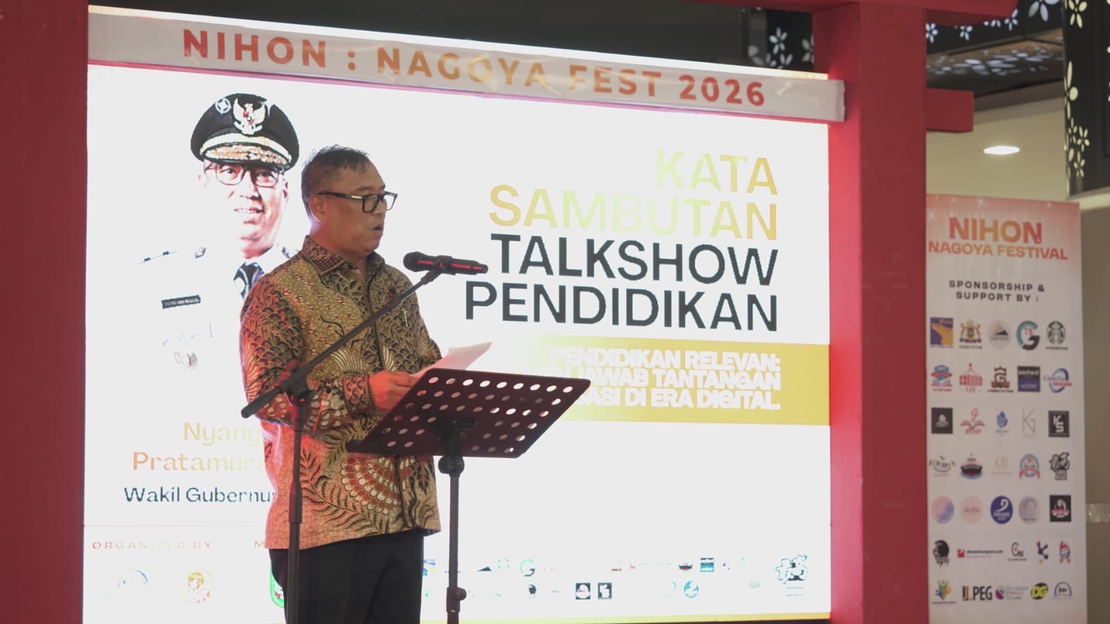Hadiri Talkshow Pendidikan  Nihon Nagoya Festival 2026, Wagub Apresiasi Kreativitas Generasi Milenial Kepri