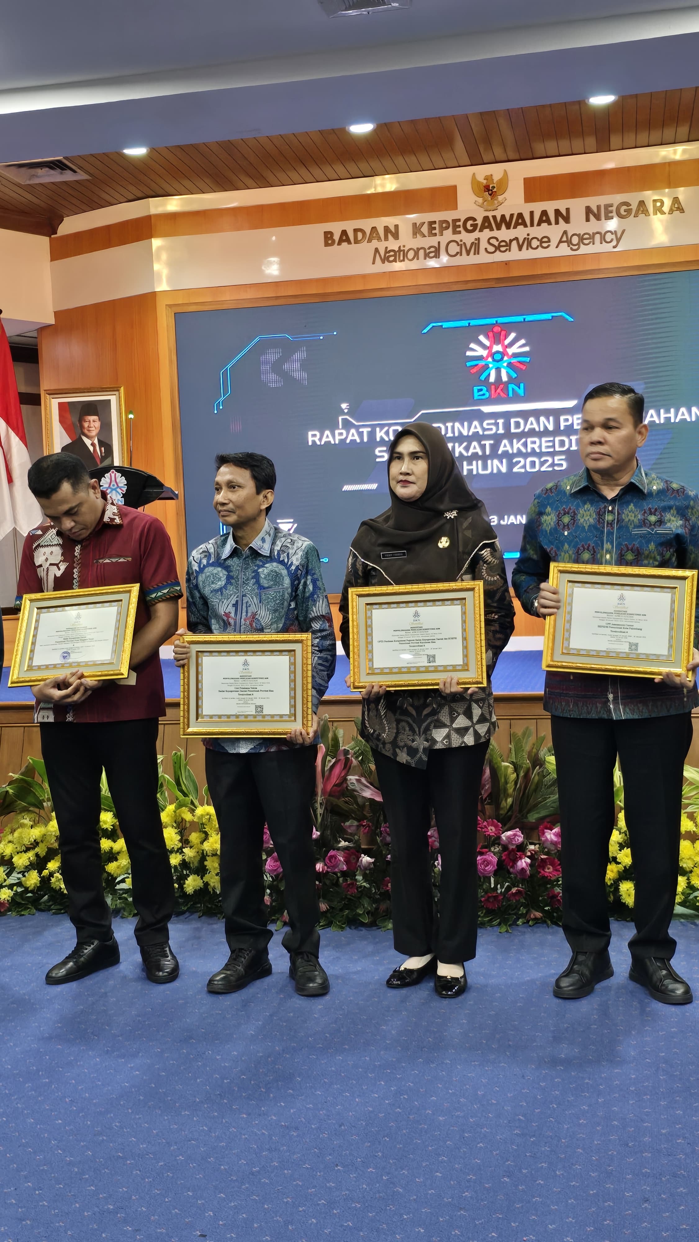 UPTD Penilaian Kompetensi Pegawai BKD dan KORPRI Kepri Raih Akreditasi A dari BKN