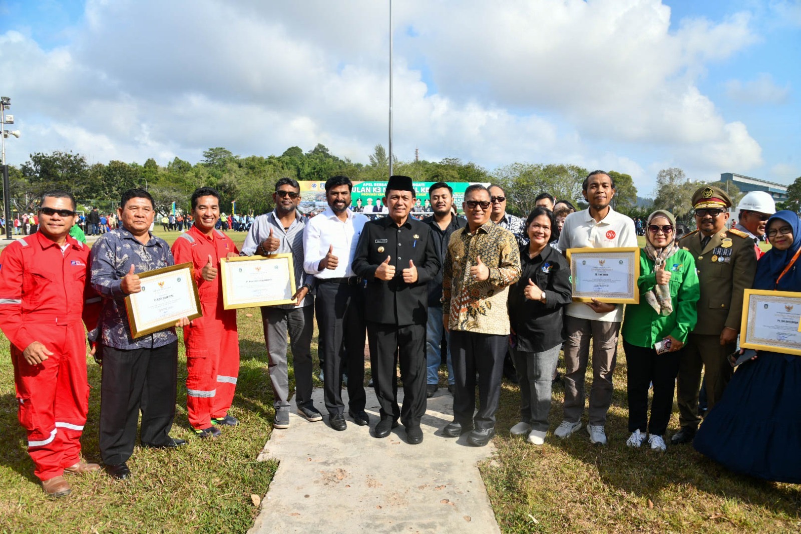 Pemprov Kepri Gelar Apel Peringatan Bulan K3 Nasional ke-56 di Batam