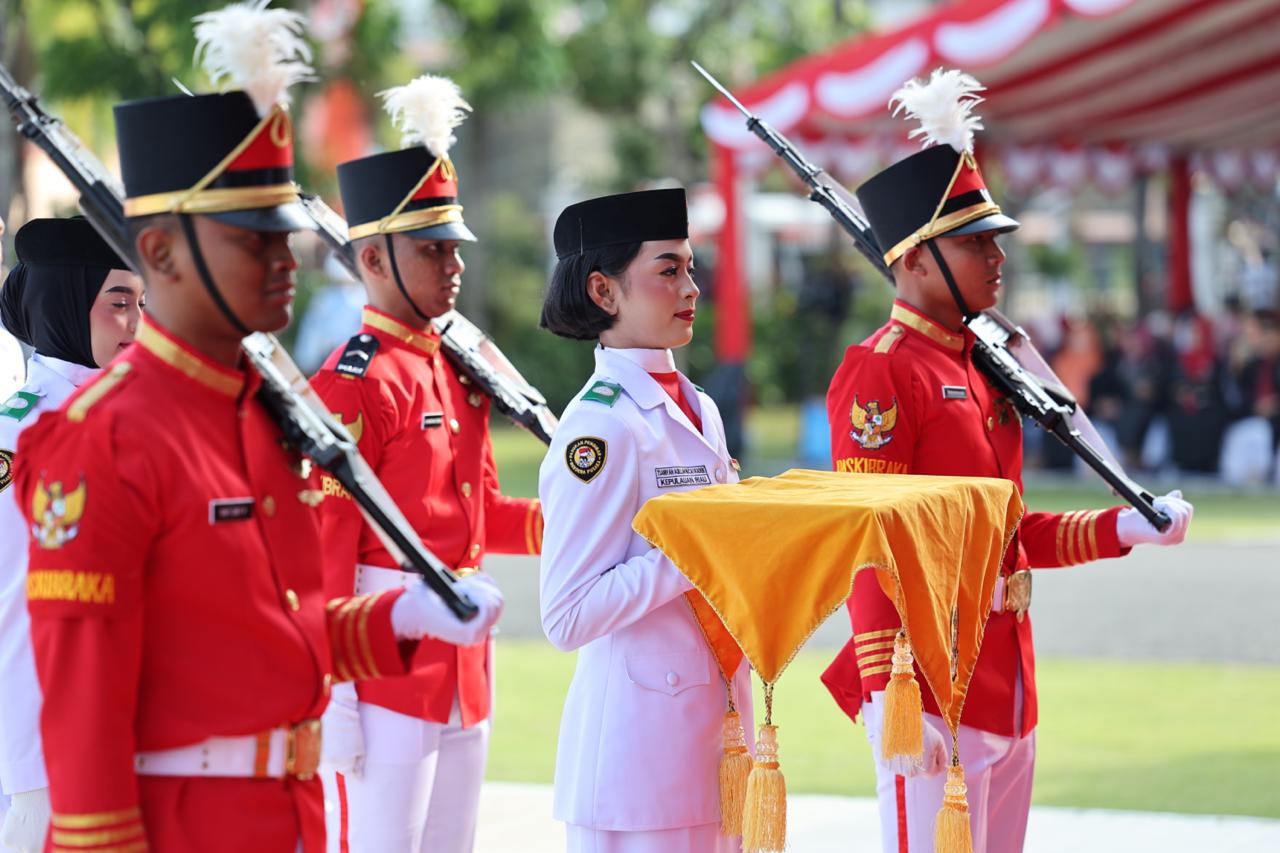 Gubernur Ansar Ahmad Pimpin Upacara Peringatan HUT ke-80 Kemerdekaan RI Tingkat Provinsi Kepri