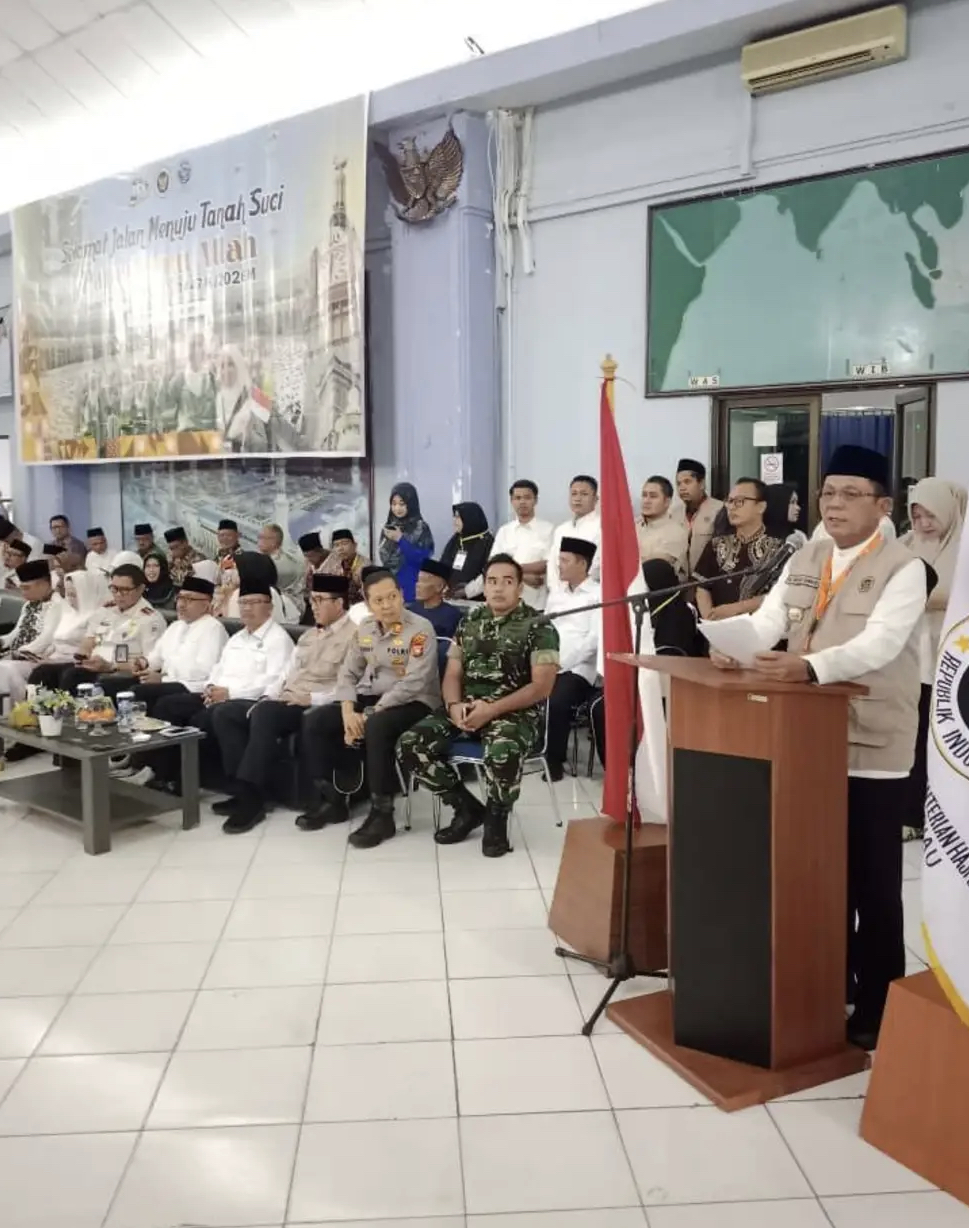 Pelepasan Jemaah Haji Embarkasi Batam Tahun 2026