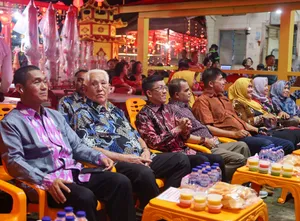 Hadir Mewakili Gubernur Sekaligus Sebagai Pj. Wako Tpi, Hasan Doakan Kampung Pancasila Senggarang Guyup dan Kompak